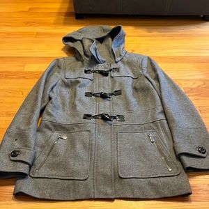 Gray pea coat